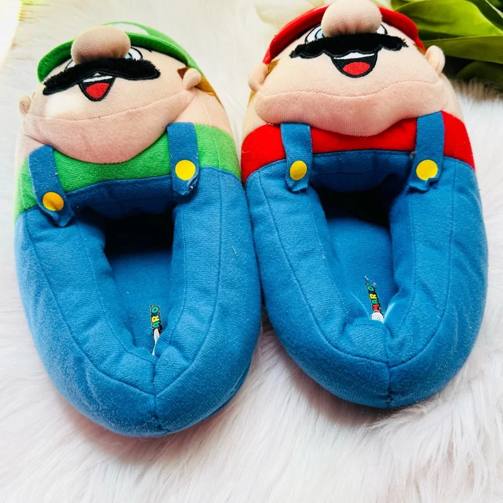 Kids Mario & Luigi Slippers